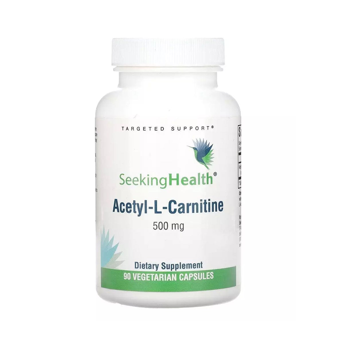 Ацетил-L-карнітин Seeking Health Acetyl-L-Carnitine, 500 мг, 90 вегетаріанських капсул